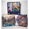 Image 1 : 21)  LOT OF 3 PUZZLES, GALLERY SERIES WOOD