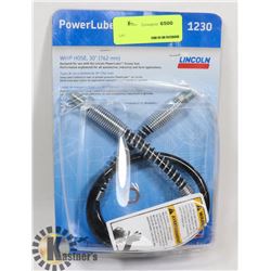 NEW LINCOLN WHIP HOSE (30") DESIGNED FOR USE WITH