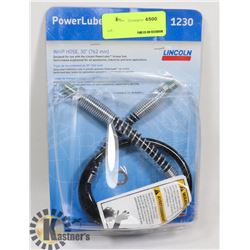 NEW LINCOLN WHIP HOSE (30") DESIGNED FOR USE WITH