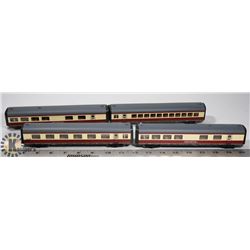 FLAT OF HO SCALE TRAINS