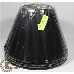NEW SET OF 4 LAMP SHADES 9" H