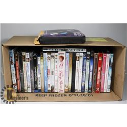 LOT OF DVD MOVIES WITH A CASE