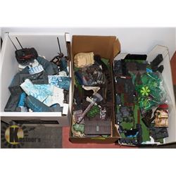 3 BOXES OF MEGA BLOCKS ASSORTED