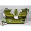 Image 1 : NEW GREEN PRINCESS FLORENCE SNAKE SKIN BAG