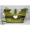 Image 1 : NEW GREEN PRINCESS FLORENCE SNAKE SKIN BAG