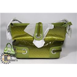 NEW GREEN PRINCESS FLORENCE SNAKE SKIN BAG