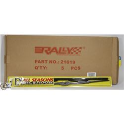 PACK OF 5 NEW ULTRA VISION 19" WIPER BLADES