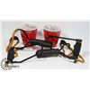 Image 1 : 2 USED SLINGSHOTS WITH 500 EXTRA BB'S