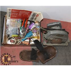 ESTATE TOOL BOX WITH VARIOUS TOOLS