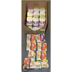 LARGE BOX OF NOODLE BOWLS, ASSORTED FLAVORS
