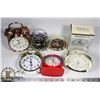 Image 1 : A LOT OF 7 CLOCKS, (5) WESTCLOXS