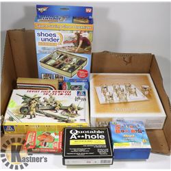 BOX OF MISCELLANEOUS GAMES