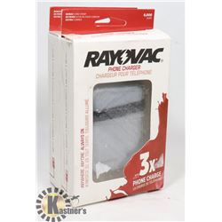 2 RAYOVAC 6000 MAH POWER BANKS / PHONE CHARGERS