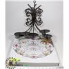 Image 1 : ELGANZA 14" HOSTESS PLATTER & 2 WALL CANDELABRAS