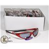Image 1 : BOX OF OAKLEY STYLE RED DESIGNER SUNGLASSES