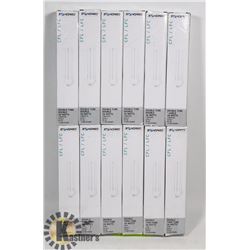 PACK OF 10 DOUBLE TWIN TUBE 26 WATTS 4 PIN BULBS