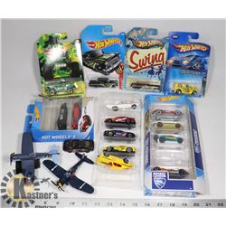 BAG OF ASSORTED HOTWHEELS PACKAGED