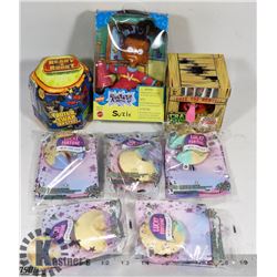 LOT OF ASSORTED TOYS FLINGER & READY TO ROBOT