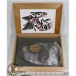 COLLECTORS STORAGE BOX WITH HAIDA "THE RAVEN" ART