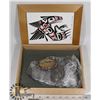 Image 1 : COLLECTORS STORAGE BOX WITH HAIDA "THE RAVEN" ART
