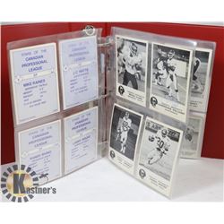BINDER OF CFL CARDS