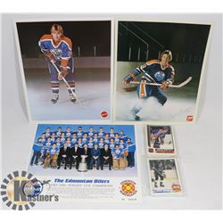 FLAT OF WAYNE GRETZKY CARDS AND COLLECTIBLES