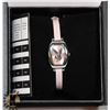 Image 1 : NEW PLAYBOY LADIES WATCH LEATHER WHITE STRAP