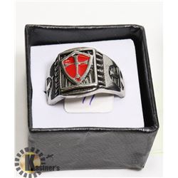 316L STAINLESS STEEL KNIGHTS TEMPLAR SIZE 11