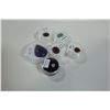 Image 1 : LOT OF 6 VARIOUS RUBY, EMERALD, SAPPHIRE AND