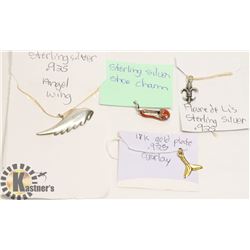 LOT OF ASSORTED STERLING SILVER JEWELRY AND MORE