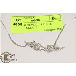 STERLING SILVER .925 ANGEL WINGS NECKLACE