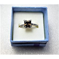 9)  SILVER  TONE WITH GOLDEN AND WHITE