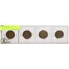 Image 1 : 4 CANADIAN LARGE PENNIES, YEARS 1916 TO 1919