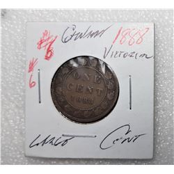 15)  CANADIAN 1888 LARGE QUEEN VICTORIA