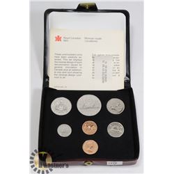 1979 CANADIAN 7 COIN DOUBLE PENNY UNCIRCULATED