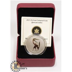 2013 CANADIAN 25CENT QUETZALCOATLUS