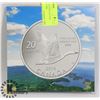 Image 1 : 2014 CANADIAN $20 FINE SILVER CANADA GOOSE COIN