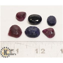 #82- RED RUBY/BLUE SAPPHIRE 67 ct