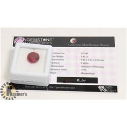 #94- RED RUBY GEMSTONE 5.4 ct