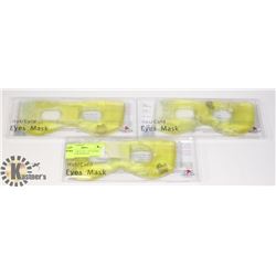 LOT OF 3 HOT/COLD EYE MASKS, GREAT FOR MIGRAINE