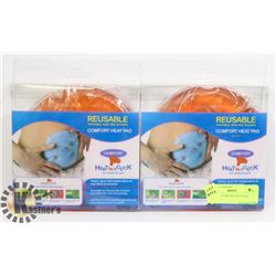 LOT OF 2 COMFORT HEAT PAD, REUSABLE