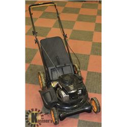 POULAN PRO 140CC GAS LAWN MOWER WITH BAG