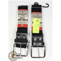 LOT OF TWO NEW LOUISVILLE SLUGGER ADULT BELTS