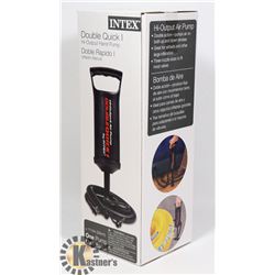NEW INTEX DOUBLE QUICK HI-OUTPUT HAND PUMP