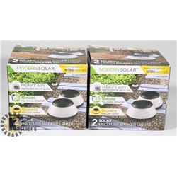 NEW SET OF 2 MODERN SOLAR 2-PACKS