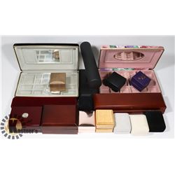 FLAT OF VARIETY OF JEWELRY BOXES