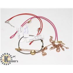 STERLING SILVER ROSE GOLD TONED NECKLACE AND MORE
