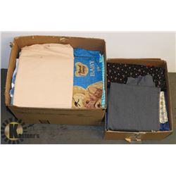 2 BOXES OF COTTON MATERIAL