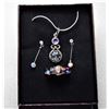 Image 1 : 24)  SUITE OF MYSTIC TOPAZ JEWELRY,