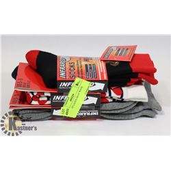 3 PACK OF LADIES HEAT WAVE SOCKS